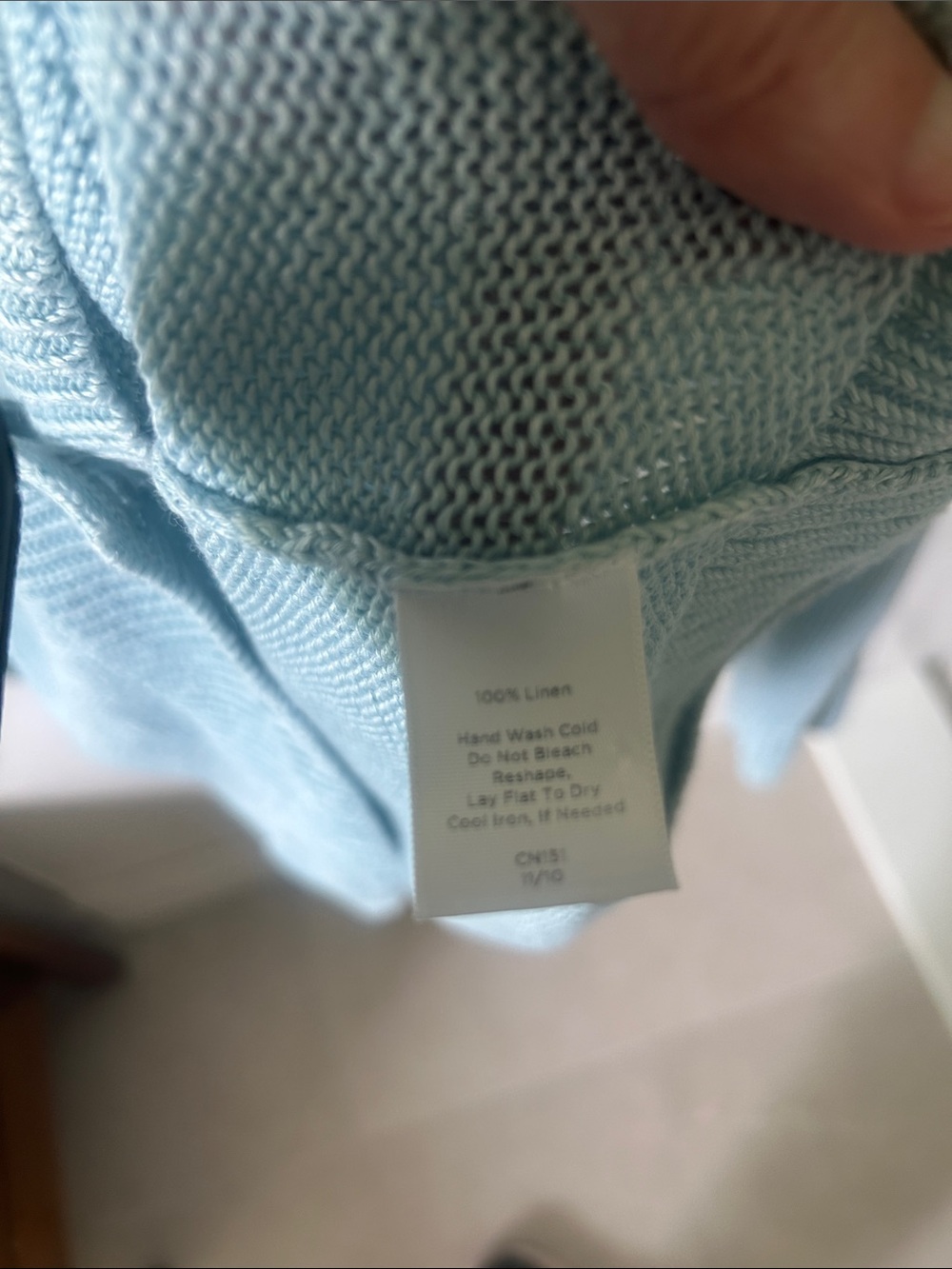 Talbots classic linen cardigan - Picture 3 of 4